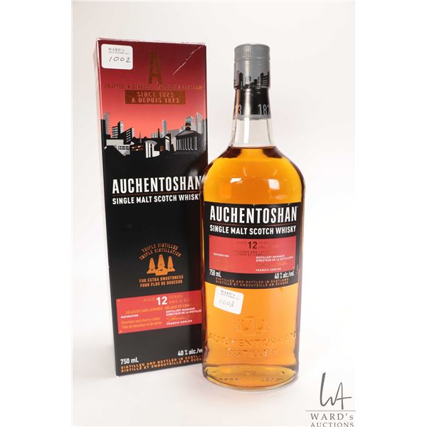 Auchentoshan/ 12 Year-Old/ Single Malt Scotch Whisky/ 750ml/ 40% ABV Note: Alcohol cannot be insured