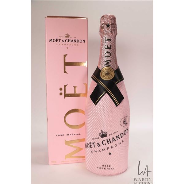 Moet & Chandon/ Rose Imperial/ Brut Champagne/ 750ml/ 12% ABV Note: Alcohol cannot be insured by any