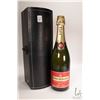 Image 1 : Piper-Heidsieck/ Brut Champagne/ 750ml/ 12% ABV Includes hinged leather like wrapped wine box Note: 