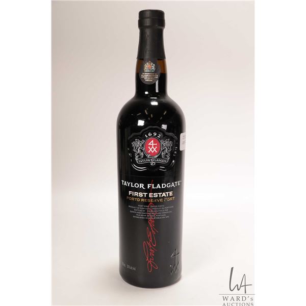 Taylor Fladgate/ First Estate/ Port Wine/ 750ml/ 20% ABV Note: Alcohol cannot be insured by any cour