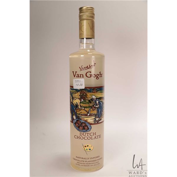 Vincent Van Gogh/ Dutch Chocolate Flavoured Vodka/ 750ml/ 35% ABV Note: Alcohol cannot be insured by