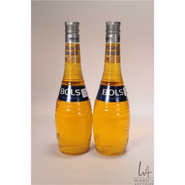 Bols/ Creme de Bananes/ 750ml/ 17% ABV X 2 bottles Note: Alcohol cannot be insured by any courier in