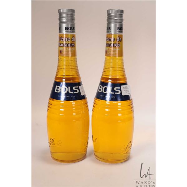 Bols/ Creme De Bananes/ 750ml/ 17% ABV X 2 bottles Note: Alcohol cannot be insured by any courier in