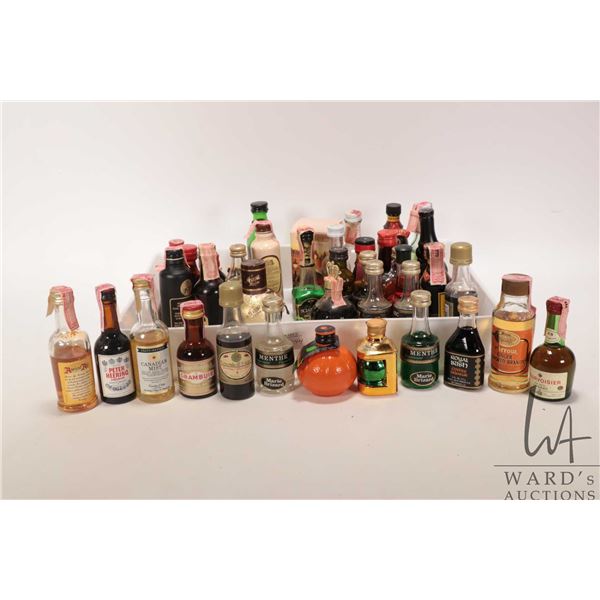 Forty four miniature alcohol collectibles including whisky, rum, liqueurs etc. mostly 50ml size and 