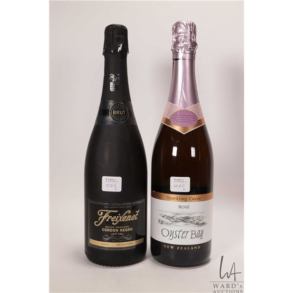 Freixenet/ Cordo Negro/ Brut/ Sparkling Wine 750ml/ 11.5% ABV and Oyster Bay/ Rose/ Sparking Wine/ 7