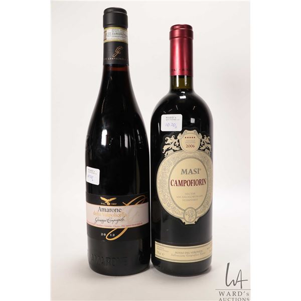 Amarone della Valplicella/ 2012/ Italian Red Wine/ 750ml/ 15% ABV/ D.O.C.G. label and Masi/ Campofio