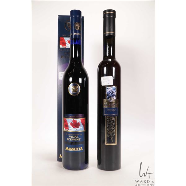Magnotta/ 2011/ Limited Edition/ Ice Wine/ 375ml/ 10% ABV and Dr. Zenzen/ 2007/ Ice Wine/ 375ml/ 8% 