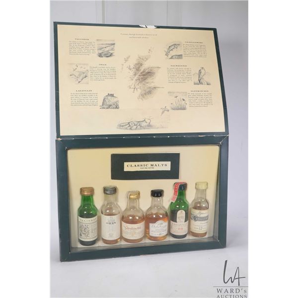 Set of six/ Classic Malts/ Tasting Notes/ Six of Scotland's Finest Malt Whiskies in Miniature/ inclu