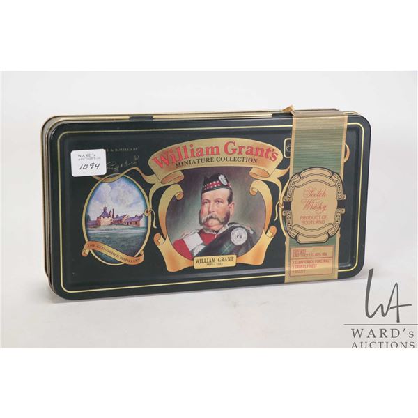 Set of six/ William Grant's miniature whisky collection including three Grant's Scotch Whisky/ 50 cl