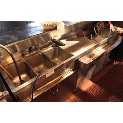 Stainless Steel Back Bar/Sinks