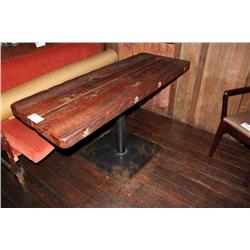 Plank Top Bar Table