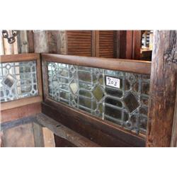 2 Leaded Glass Windows