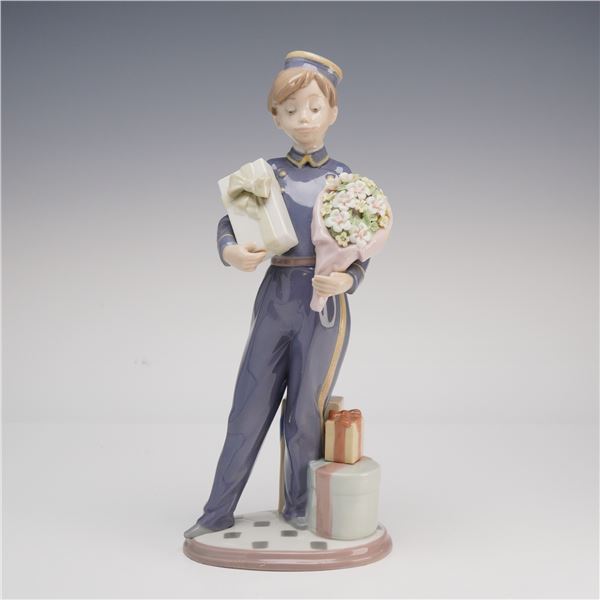 Lladro "Special Delivery" Porcelain Figurine, Model 6413