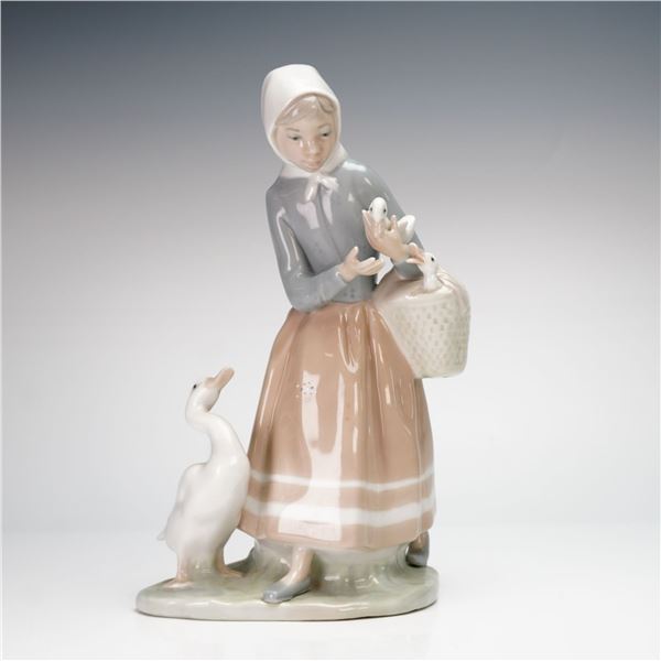 Lladro Shepperdess with Ducks Figurine 1004507