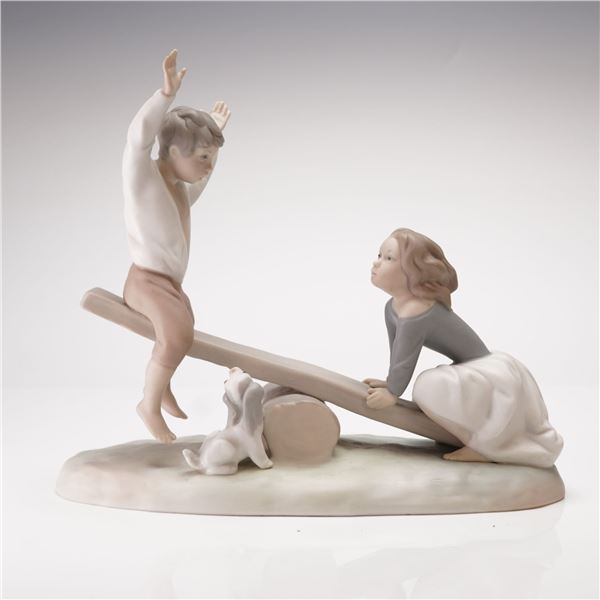 Lladro Figurine, See-Saw 1014867