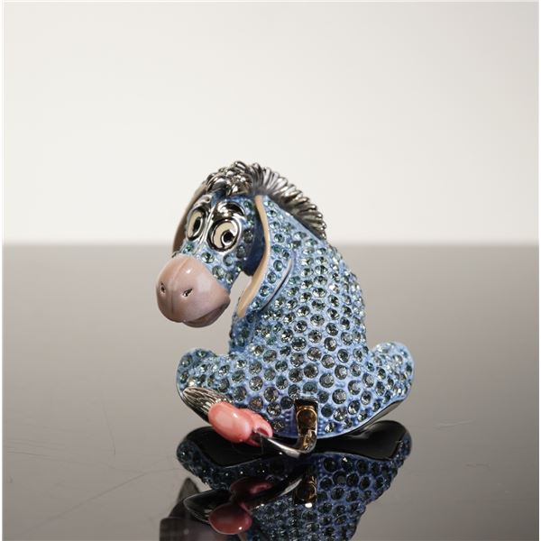 Arribas Brothers Disney Eeyore Swarovski Jeweled Crystal Figurine Trinket Box