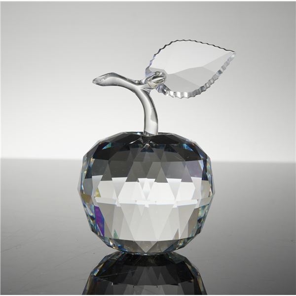 Swarovski Silver Crystal Apple 160796 Figurine