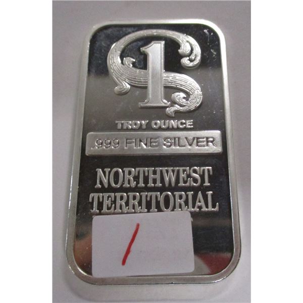 TROY OUNCE .999 SILVER (NOT TESTED FOR SILVER CONTENT - NOT VERIFIED - SOLD AS IS)