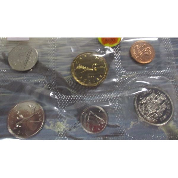 1989 PROOF CANADA MINT SEALED COIN SET