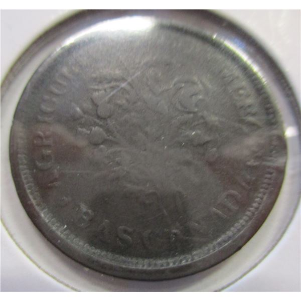 AGRICULTURE & COMMERCE CANADA MONTREAL PENNY TOKEN