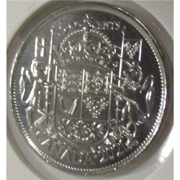 2021 CANADA 100TH ANNIVERSARY 50 CENT