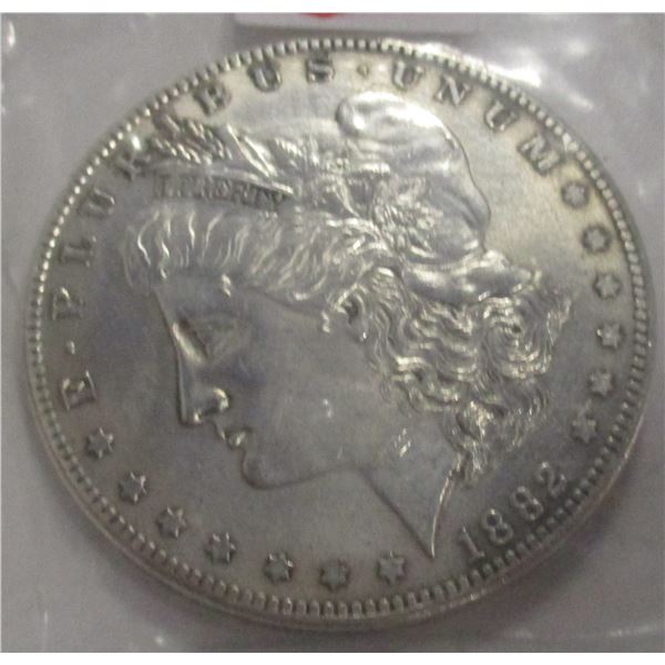 1882 USA MORGAN DOLLAR (SOLD AS IS - NOT TESTED - SILVER CONTENT NOT VERIFIED)