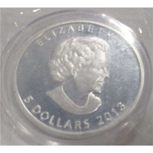 2013 CANADA $5 COIN (SOLD AS IS - NOT TESTED - SILVER CONTENT NOT VERIFIED)