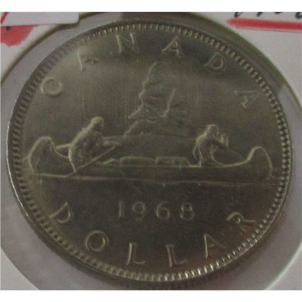 1968 UNCIRCULATED CANADA VOYAGER DOLLAR