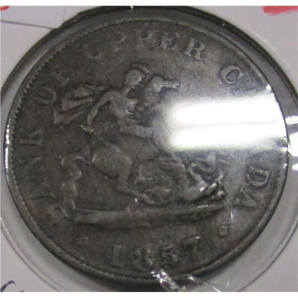 1957 BANK OF UPPER CANADA PENNY TOKEN