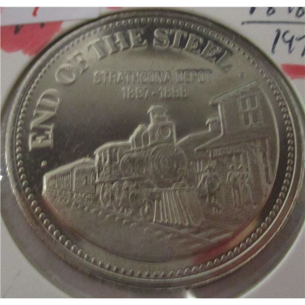 1898 - 1975 END OF STEEL CANADA DOLLAR