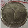 Image 1 : 1967 CANADA GOOSE SILVER DOLLAR