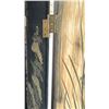 Image 13 : Large Rounded Wooden 3-D Asian 4-Panel Folding Screen w/ Lion Feet 71" Dia (hinges need repair)