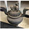 Image 11 : Qty 3 Stone Ashtrays, Seated Buddha, 2 Metal Teapots, 2 Frog Figurines, Incense Burner, etc Misc Siz
