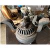 Image 5 : Qty 3 Stone Ashtrays, Seated Buddha, 2 Metal Teapots, 2 Frog Figurines, Incense Burner, etc Misc Siz