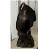 Image 4 : Seated Nude Female Statue by T. Kita 1980, 8" Dia, 20"H (heavy)