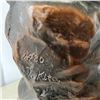 Image 5 : Seated Nude Female Statue by T. Kita 1980, 8" Dia, 20"H (heavy)