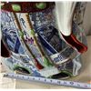 Image 11 : Large Fu Lu Shou Statue 13" Dia, 28.5"H (heavy - paint chipping)