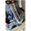 Image 5 : Large Fu Lu Shou Statue 13" Dia, 28.5"H (heavy - paint chipping)