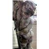 Image 2 : Large Outdoor 2-Piece Cherub Angel Pedestal Birdbath 14" x 14" x 49.5"H (heavy)