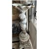 Image 5 : Large Outdoor 2-Piece Cherub Angel Pedestal Birdbath 14" x 14" x 49.5"H (heavy)