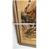 Image 6 : Large Rectangular Asian Tiger Artwork 24" x 60.5", Framed