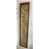 Image 1 : Large Rectangular Asian Scroll Artwork in Glass Door Frame 17" x 80"