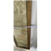 Image 8 : Large Rectangular Asian Scroll Artwork in Glass Door Frame 17" x 80"