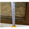 Image 9 : Large Rectangular Asian Scroll Artwork in Glass Door Frame 17" x 80"