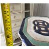 Image 9 : Large Ceramic White Elephant Plant Stand w/ Maker's Mark 10" x 19" x 25"H (heavy)