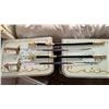 Image 5 : Qty 2 Ceremonial Metal Swords w/ Scabbards & Maker's Marks 42"L