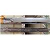 Image 8 : Qty 2 Metal Swords w/ Scabbards: Katana Style & U.S. Marines 42"-44"L