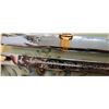 Image 9 : Qty 2 Metal Swords w/ Scabbards: Katana Style & U.S. Marines 42"-44"L