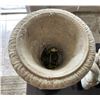 Image 4 : Qty 2 White Ceramic Vases & 1 Cherub Playing Violin (finger broken) Misc Sizes