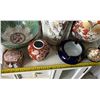 Image 13 : Multiple Asian Pottery: Jars, Vases, Ashtray, Bowl, Capodimonte Cache Pot, Shared Memories Music Box